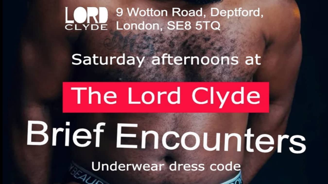 underwear fetish party at the Lord Clyde in South London
