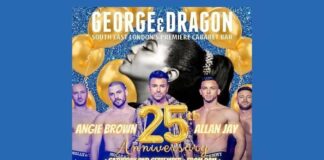 George & Dragon gay bar in Greenwich celebrate 25th Anniversary