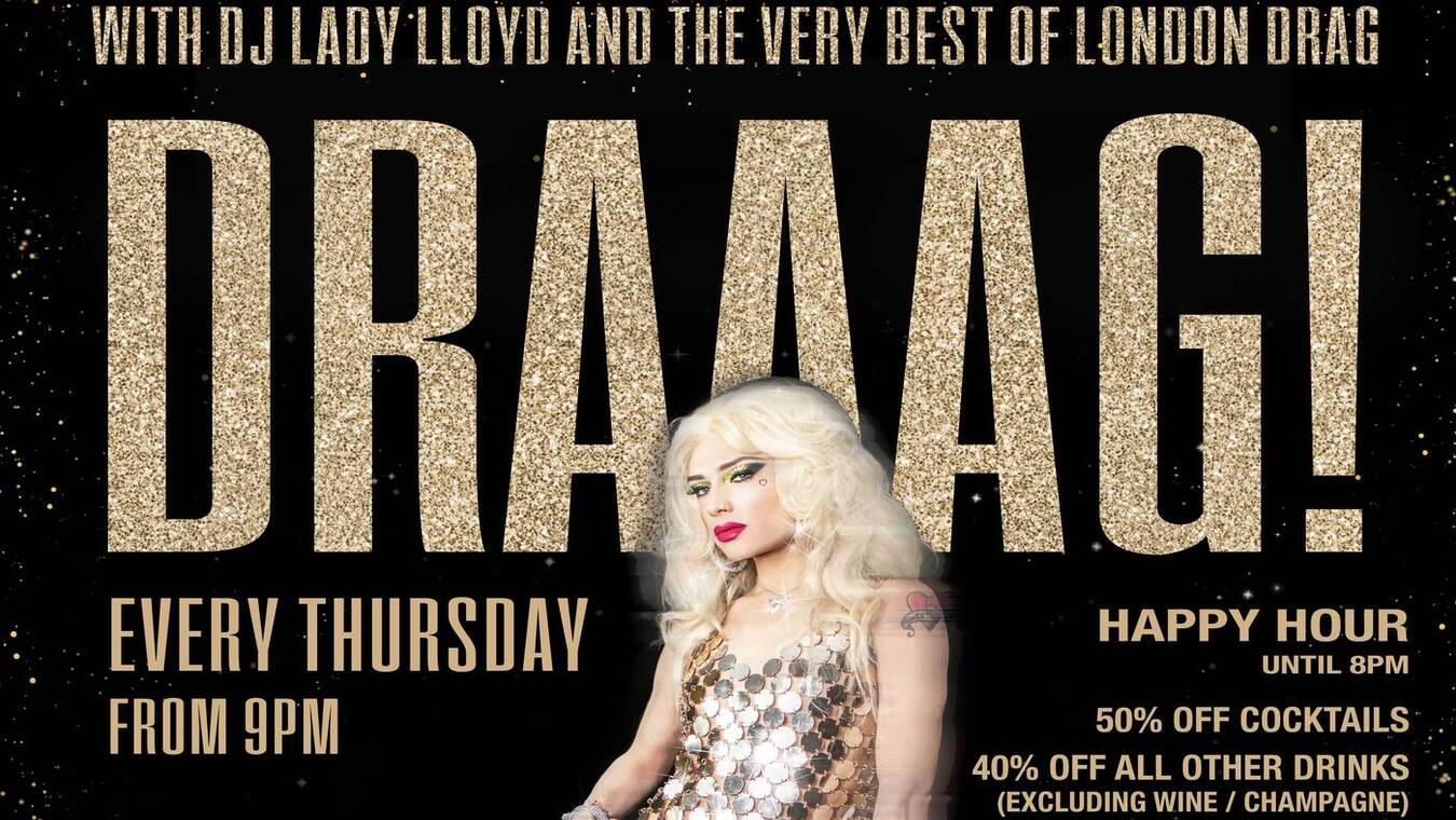 Drag show every Thursday at Rupert Street LGBTQ bar in Soho, London.