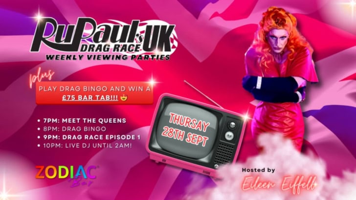 Drag Race UK – Weekly Viewing Party (Plus Drag Bingo!)
