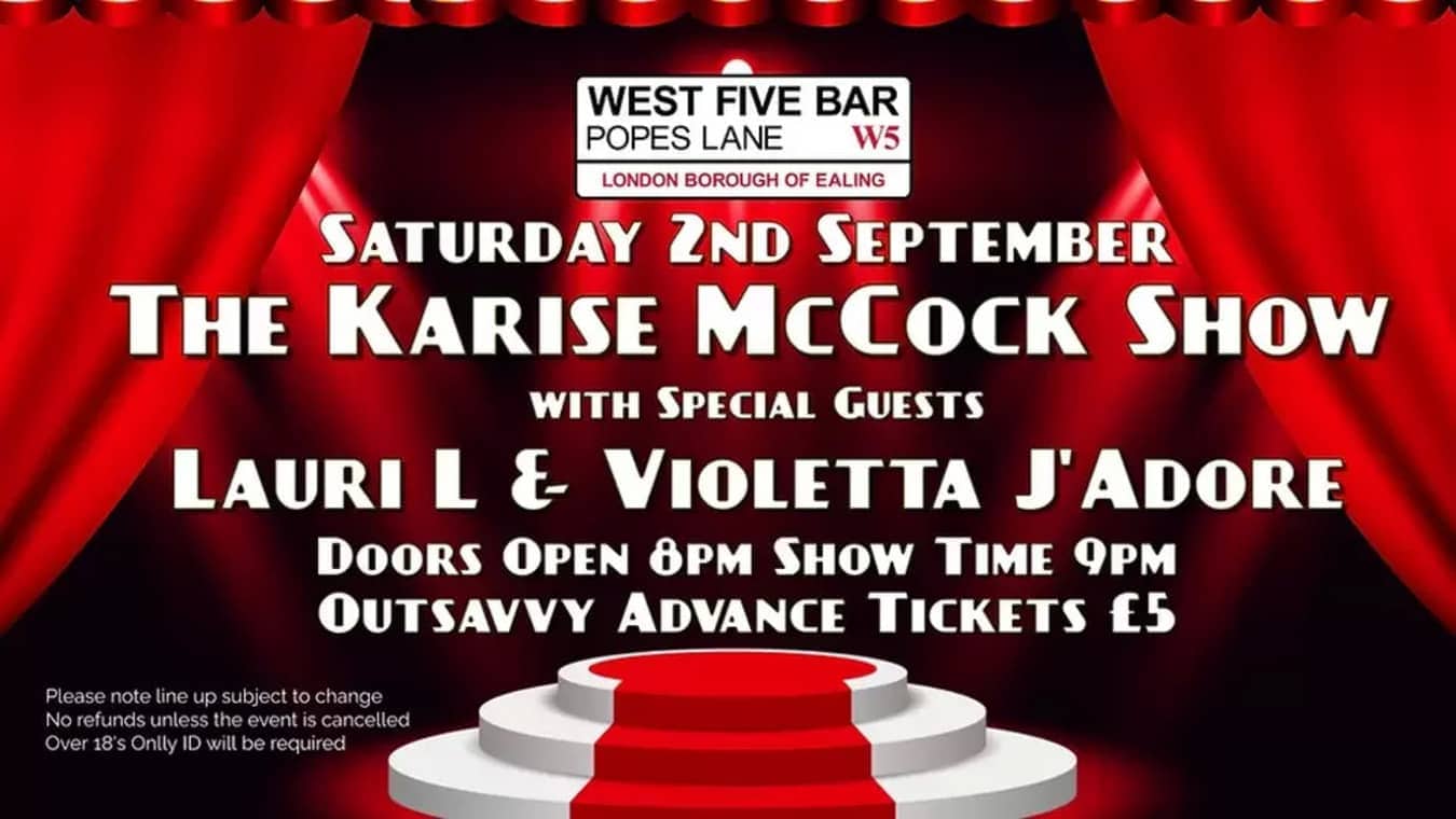 Comedy show at West 5 gay bar