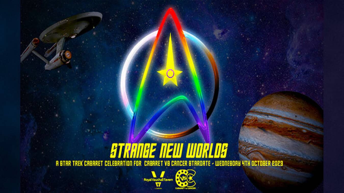 Strange New Worlds is a Star Trek event at The RVT gay bar in Vauxhall.