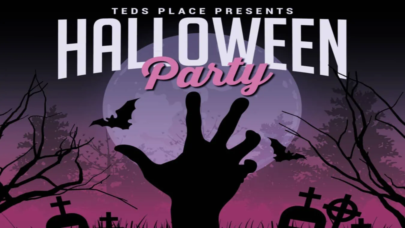Gay Halloween party at Ted's Place, a gay bar in Fulham.