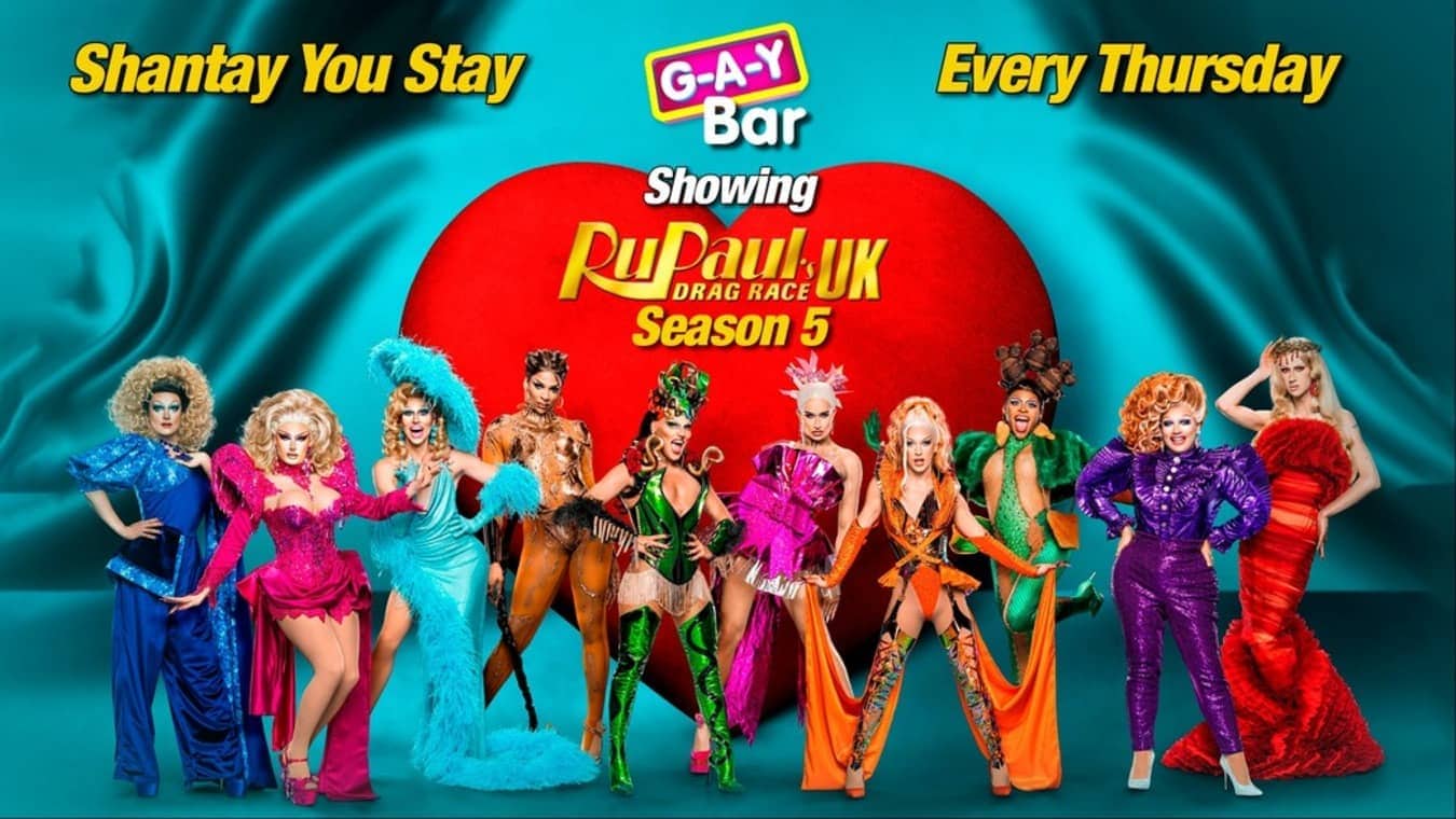 Ru Paul's Drag Race at G-A-Y Bar in Soho London.
