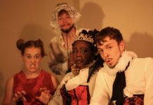 The Pesky Players perform The Fruity Prince a Drayton Arms Theatre.