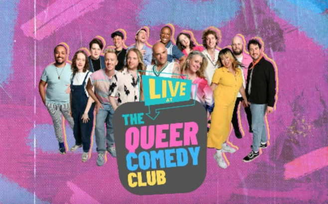 Live At The Queer Comedy Club premieres on Froot.TV 1 December.