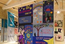 UK AIDS memorial quilt on display