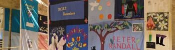 UK AIDS memorial quilt on display