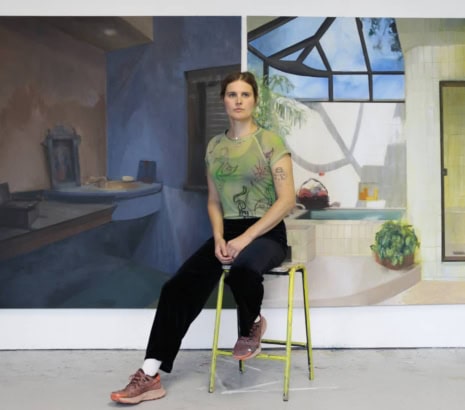 A Trans Arrangement of The Painted Space: QX talks to Erin Holly about her solo exhibition at Mayfair’s JD Malat Gallery.