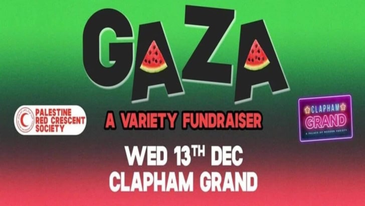 A Variety Fundraiser in aid of the Palestine Red Crescent