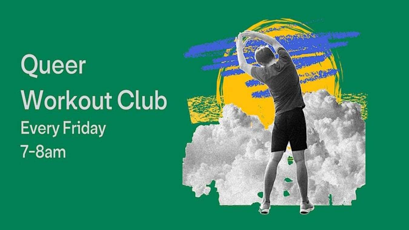 Queer workout club is a gay gym class at LGBTQ+ community centre in London.