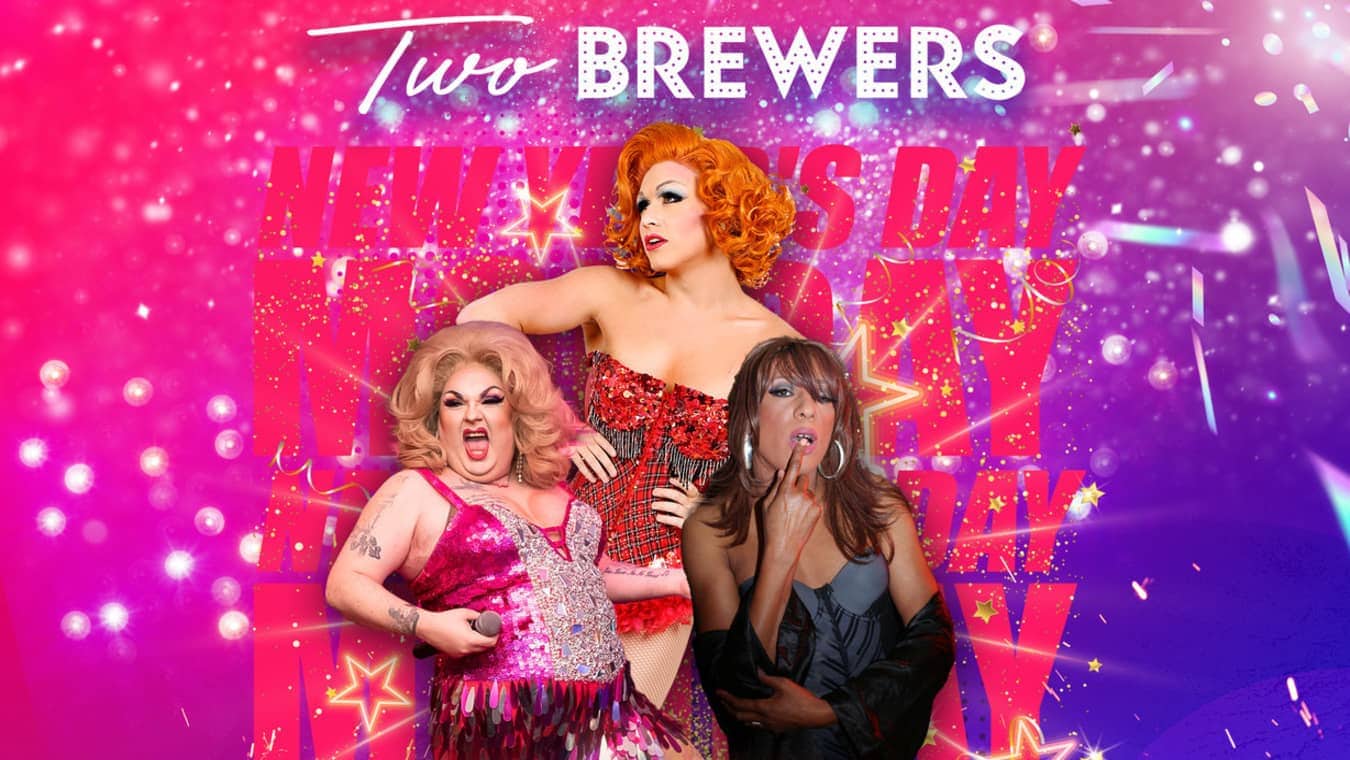 Free gay cabaret on New Years day in London at The Two Brewers gay bar.