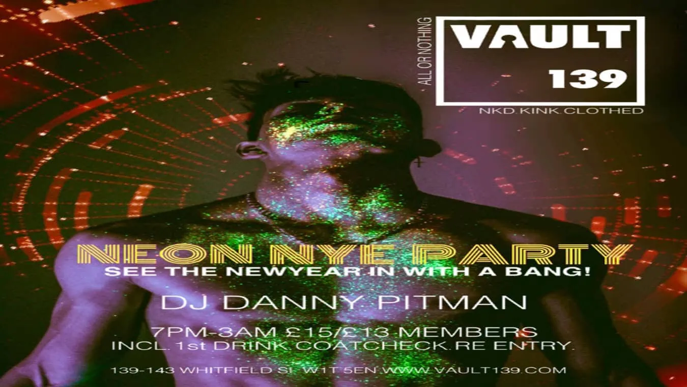 Neon News Year's Eve party at Vault 139