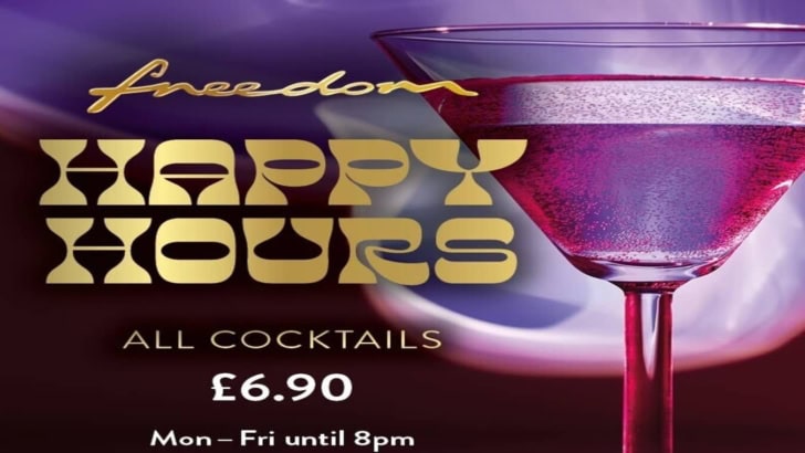 Freedom Happy Hour Cocktails
