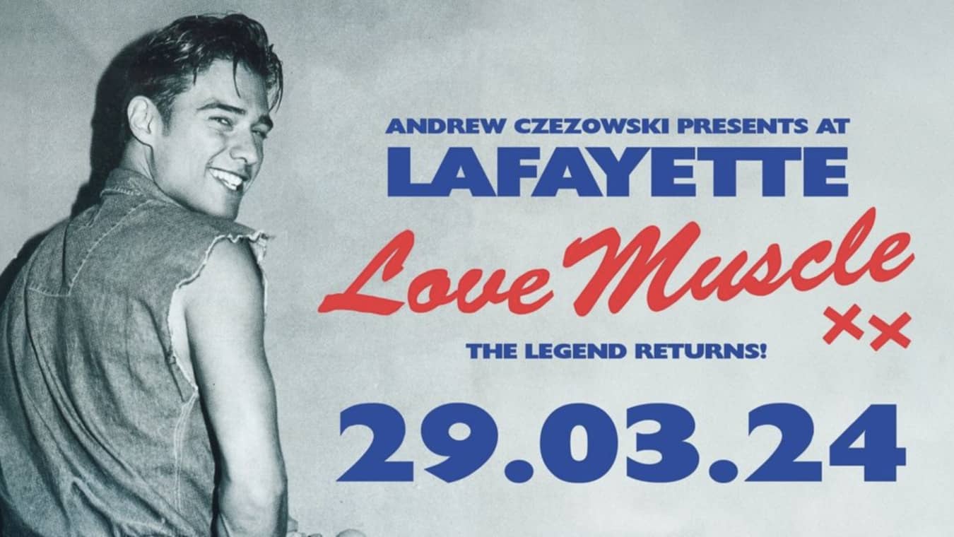 Love Muscle xx gay club night at club Lafayette in King's Cross, London.