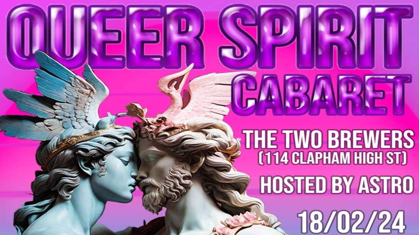 Queer Spirit cabaret show at The two Brewers in Clapham, London.
