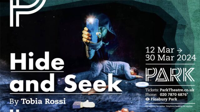 Hide and Seek is a gay play at Park Theatre in London.