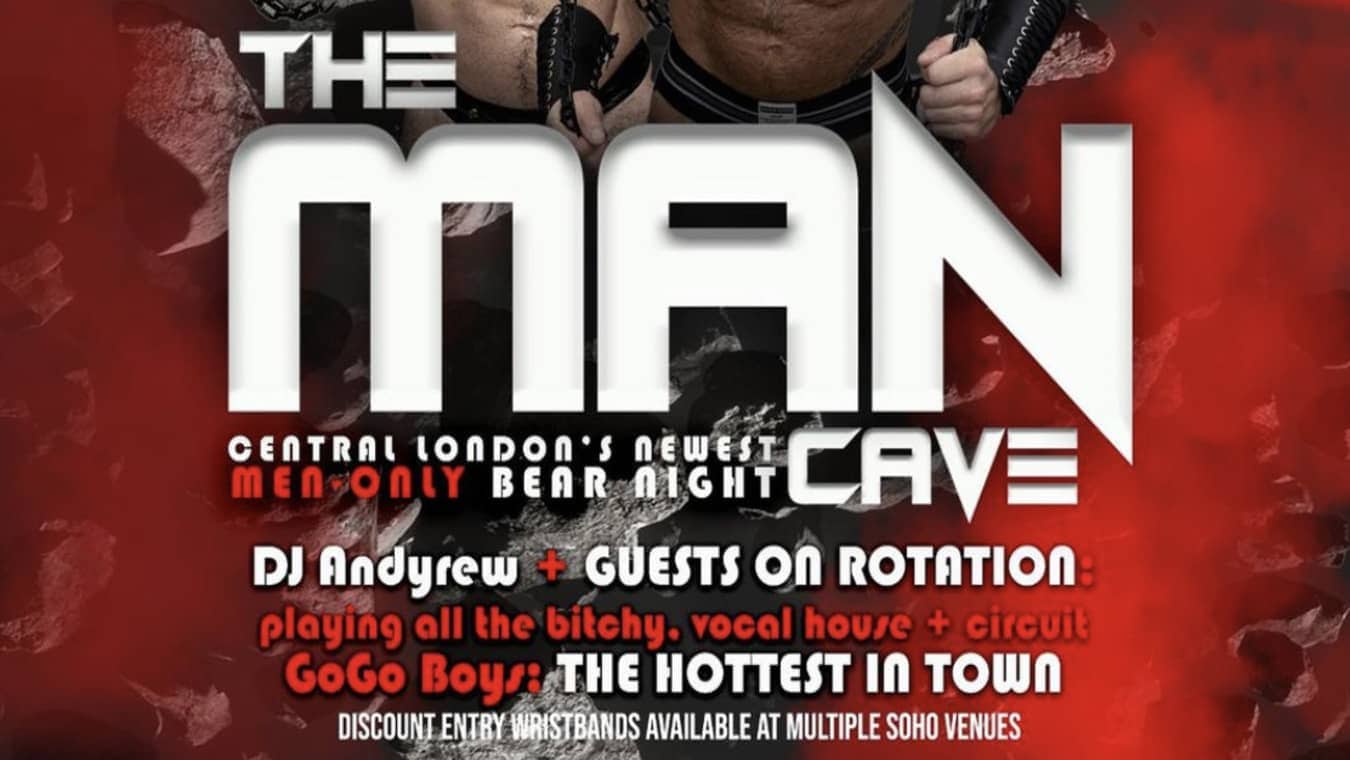 The Man Cave is the new Friday club night at Circa Embankment for gay bears.