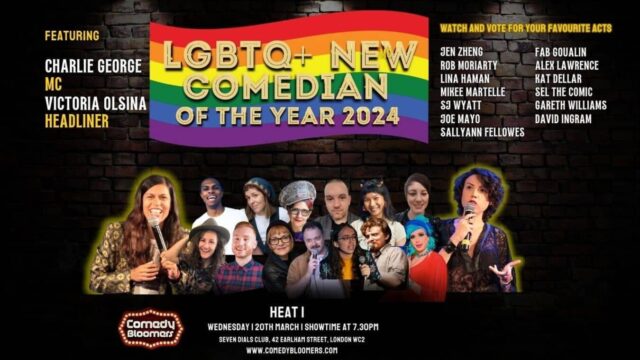 LGBTQ+ New Comedian Of The Year competition.