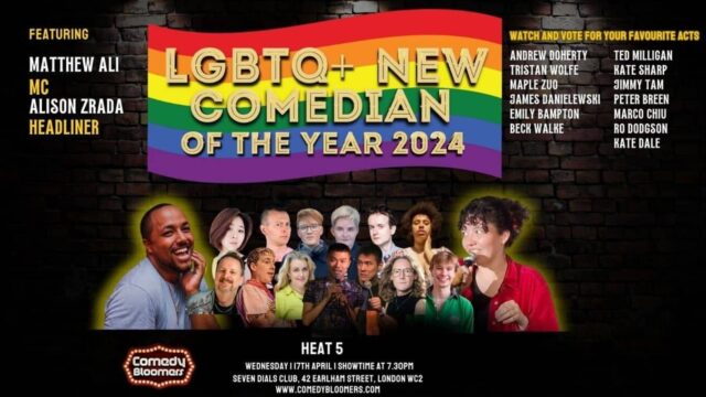 LGBTQ+ New Comedian Of The Year 2024