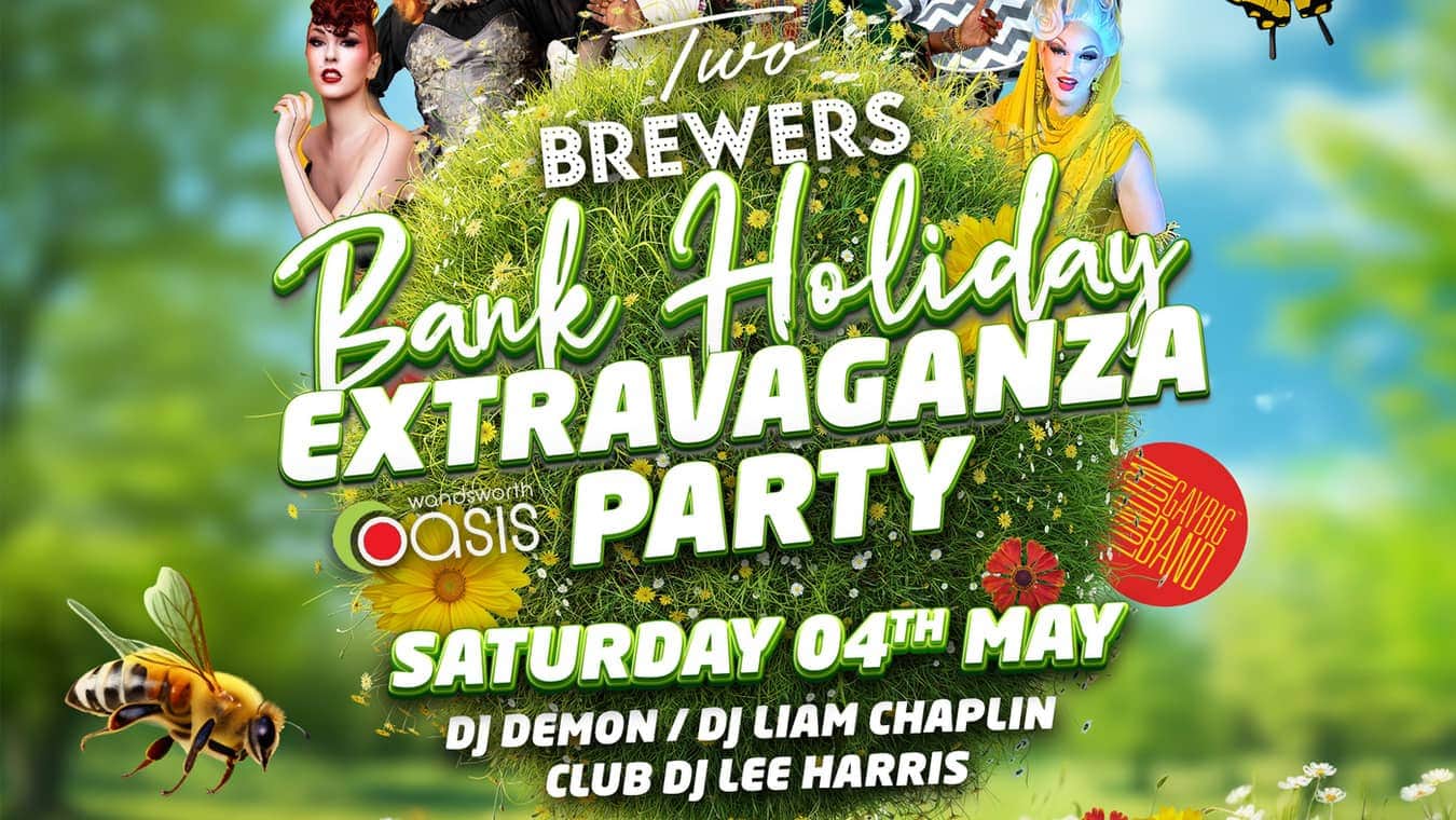 Bank Holiday party at The Two Brewers LGBTQ bar in south London.