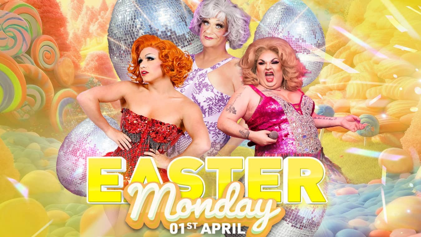 Easter Bank Holiday gay cabaret at the Two Brewers gay bar in Clapham London.