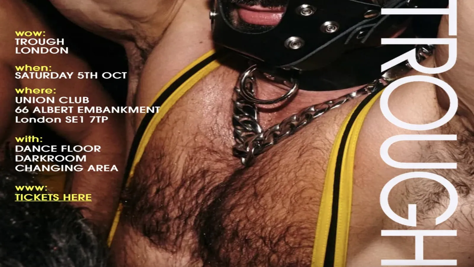 Trough is a sexy gay dance party at Union Club in Vauxhall, London.