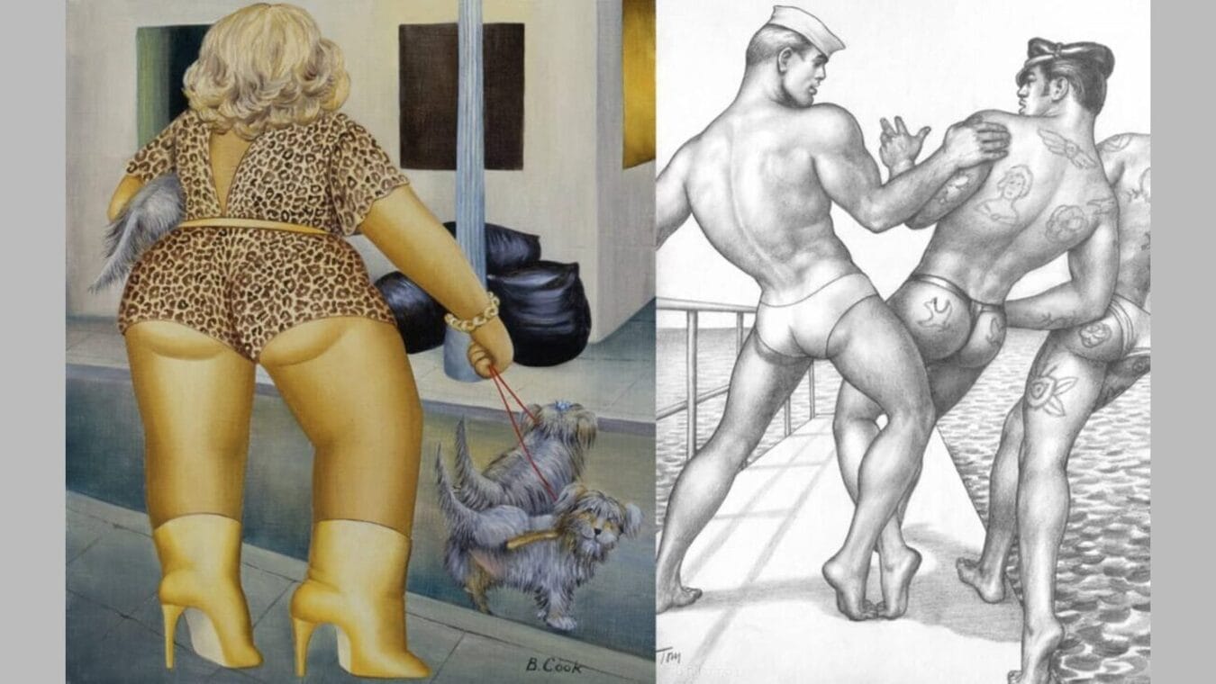 Tom Of Finland and Beryl Cook exhibition.