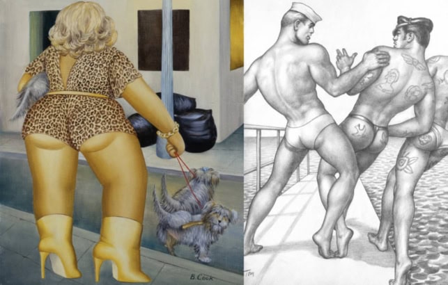 Beryl Cook and Tom of Finland share Studio Voltaire Exhibition until 25 August ’24