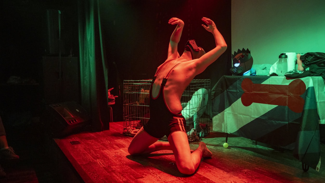 Pup Play is a kink gay play that is being staged at Barons Court Theatre in London