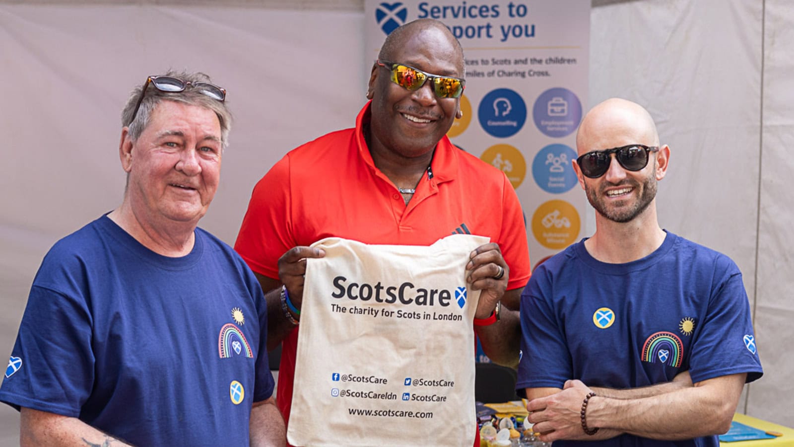 ScotsCare cupporting the Scottish LGBTQIA+ community in London with be at UK Black Pride