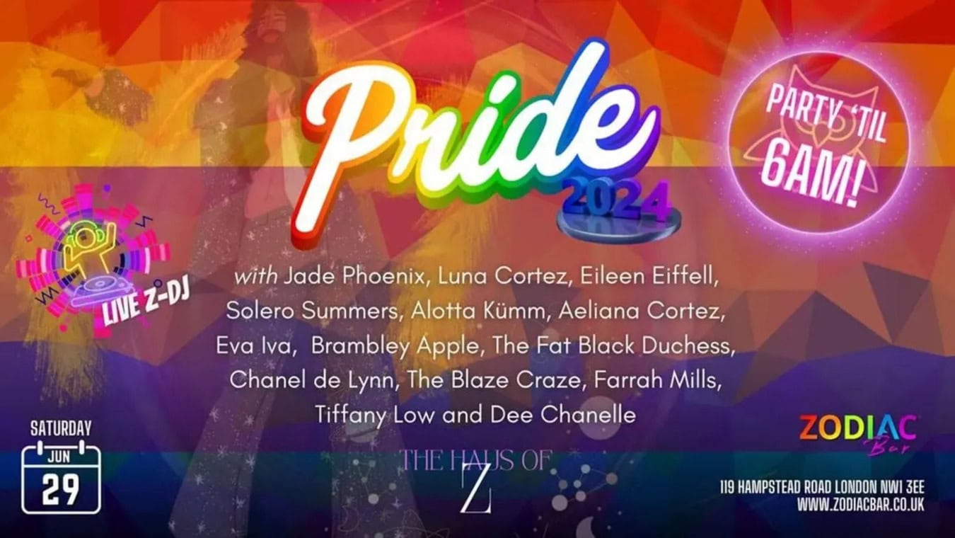 Pride Party at Zodiac bar and club