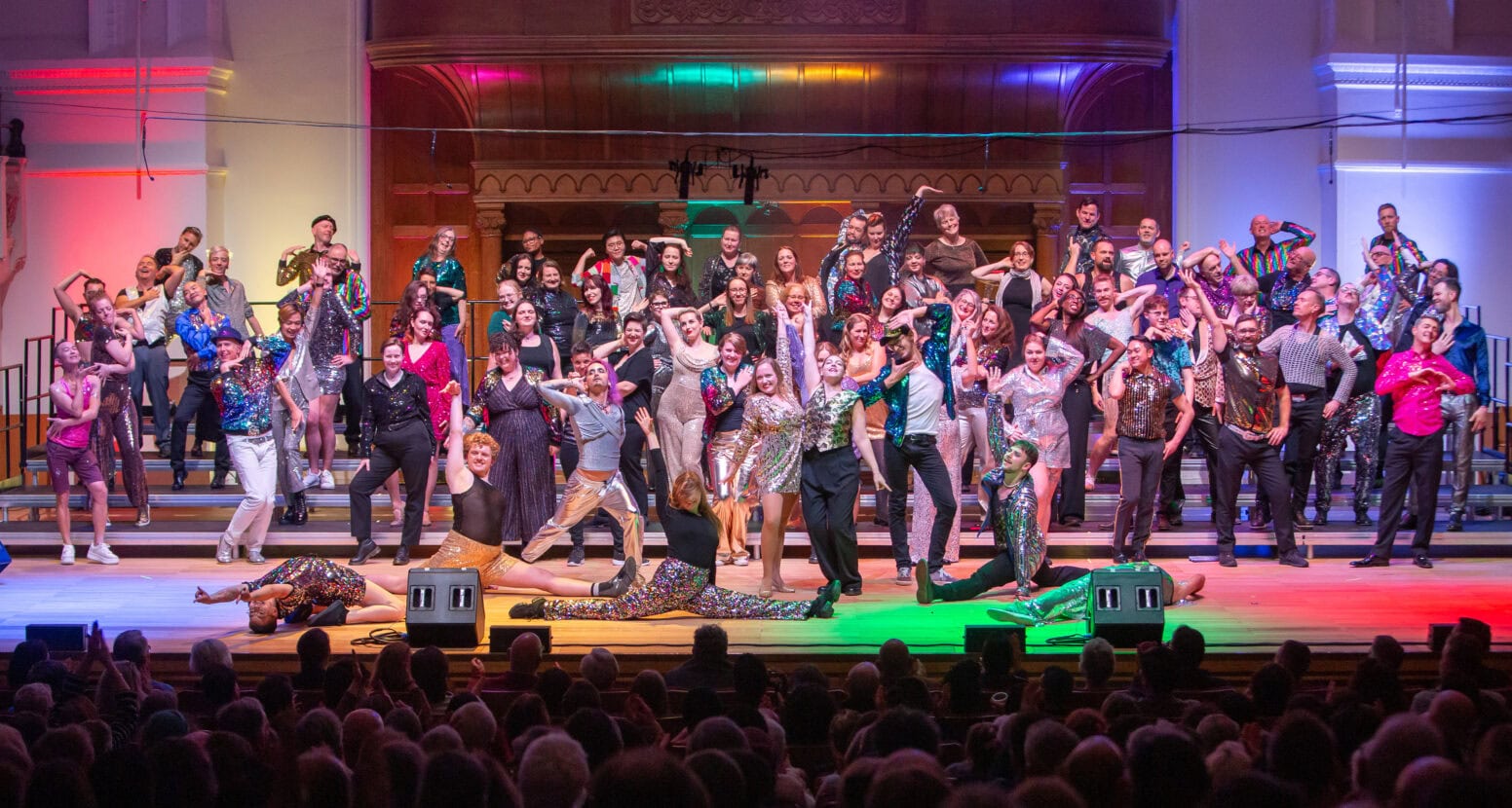 The Pink Singers perform 'All Our Love' at Cadogan Hall, London, 20th January 2024.
