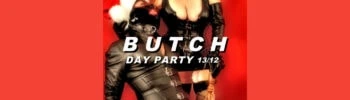 Butch Please Christmas Day Party at The Divine LGBTQ Club in London.