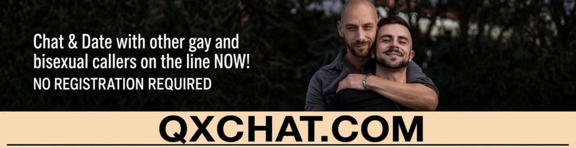 QX Chat is a gay chat line in the UK. This image shows you where you can find QX Chat on the web.