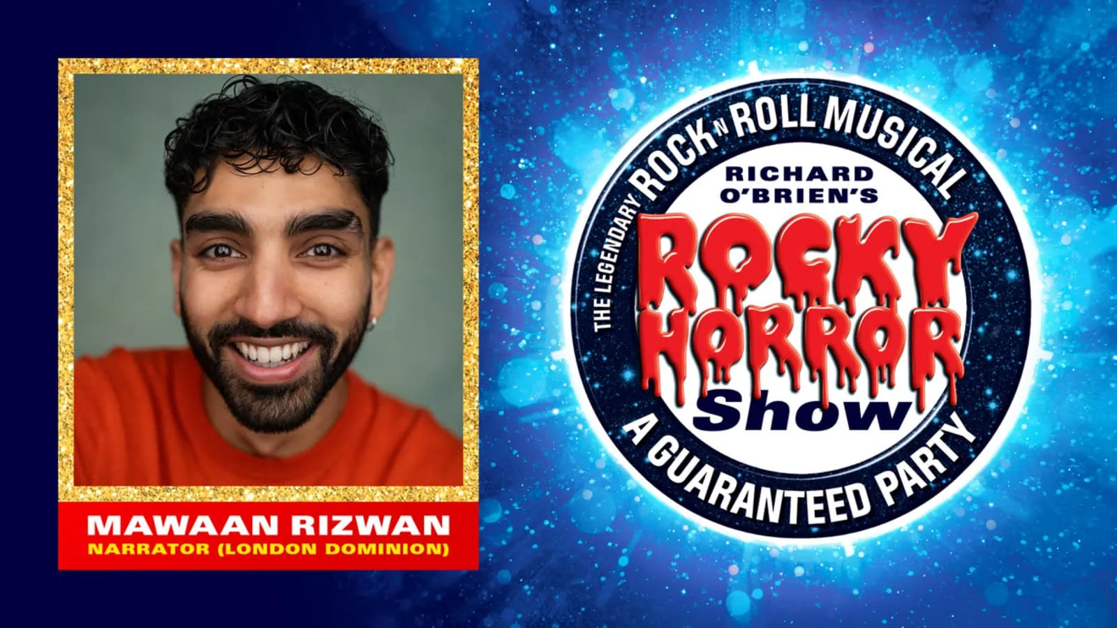 Mawaan Rizwan stars in the Rocky Horror Show at The Dominion, 6 - 20 September 2024