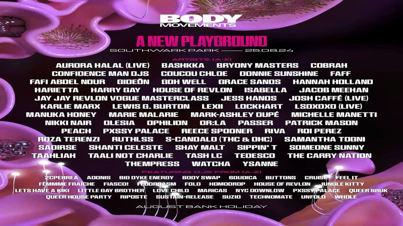 Body Movements festival at Southwark Park in London