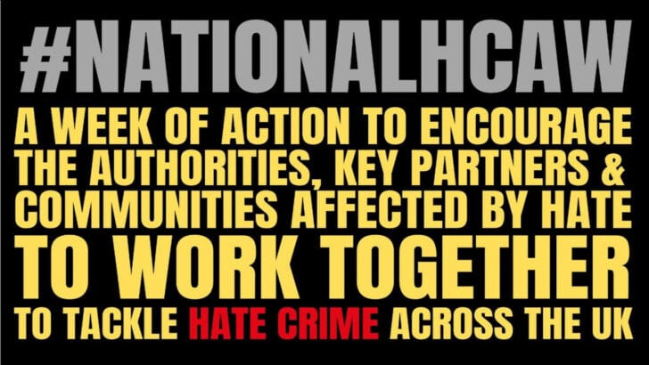 Will your local MP support National Hate Crime Awareness Week? 12 – 19 October ’24