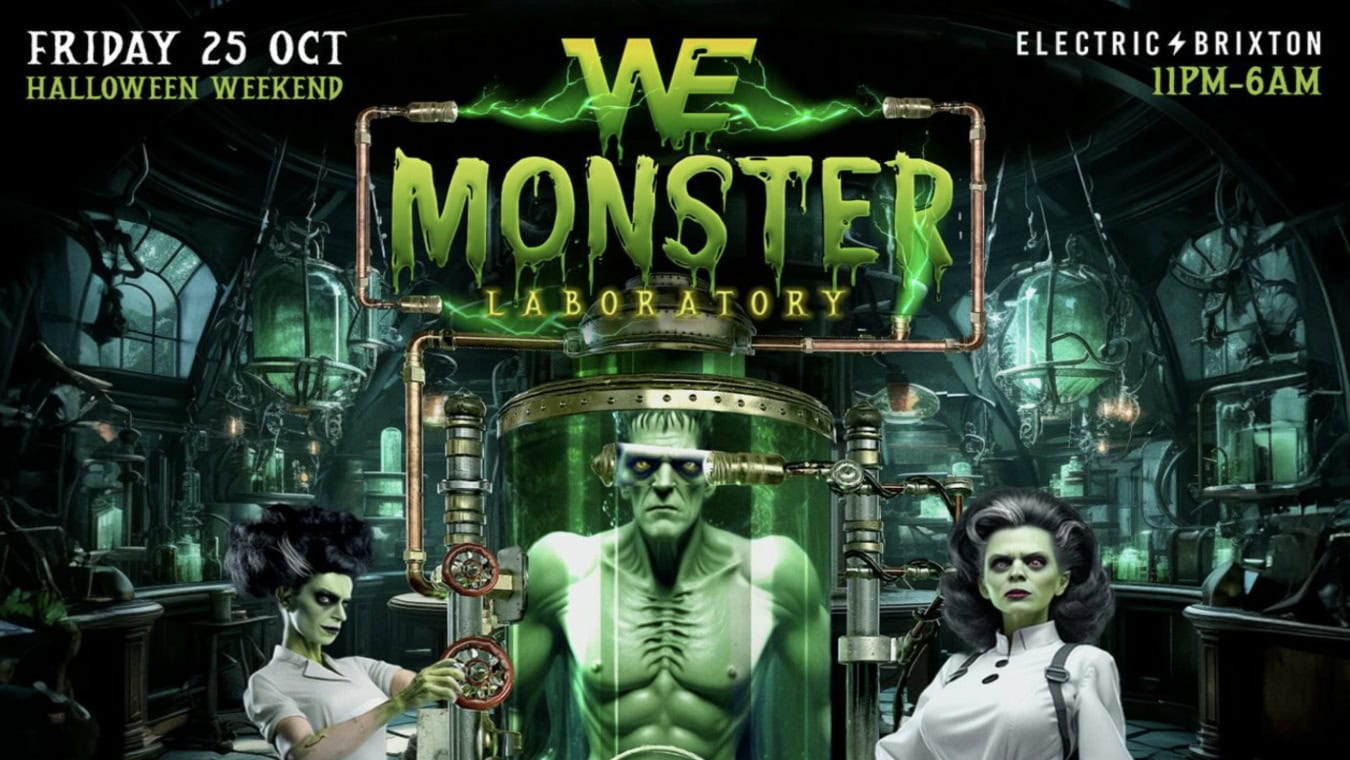 WE Monster Halloween Gay Party event at Electric Brixton in South London.