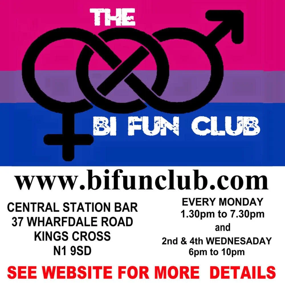 Bi Fun Club at Central Station, a gay bar in London.