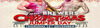 Christmas Jumper party at The Two Brewers which is a gay bar in Clapham, South London.