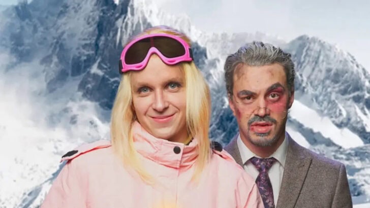 QX talks to Linus Karp who plays Gwyneth Paltrow in Gwyneth Goes Skiing, Pleasance Theatre 11 – 21 Dec ’24