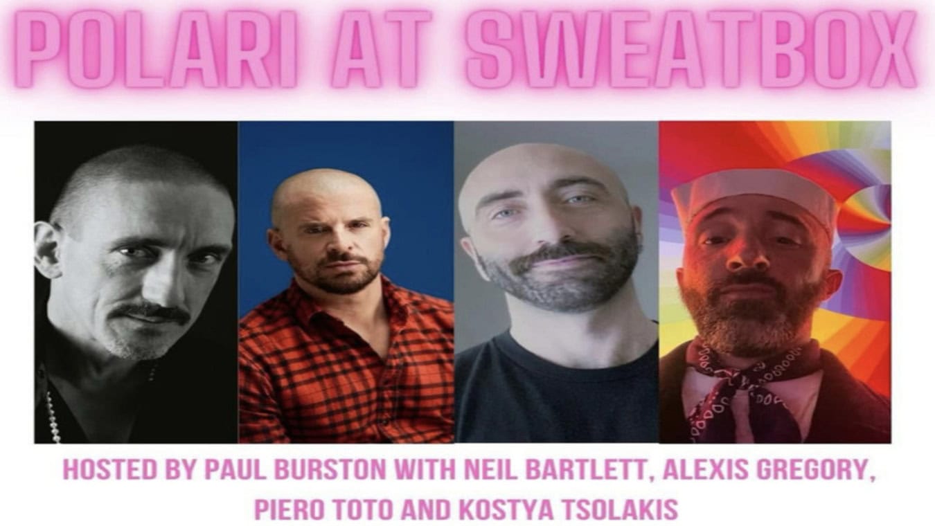 Polari at Sweatbox gay sauna in Soho in London