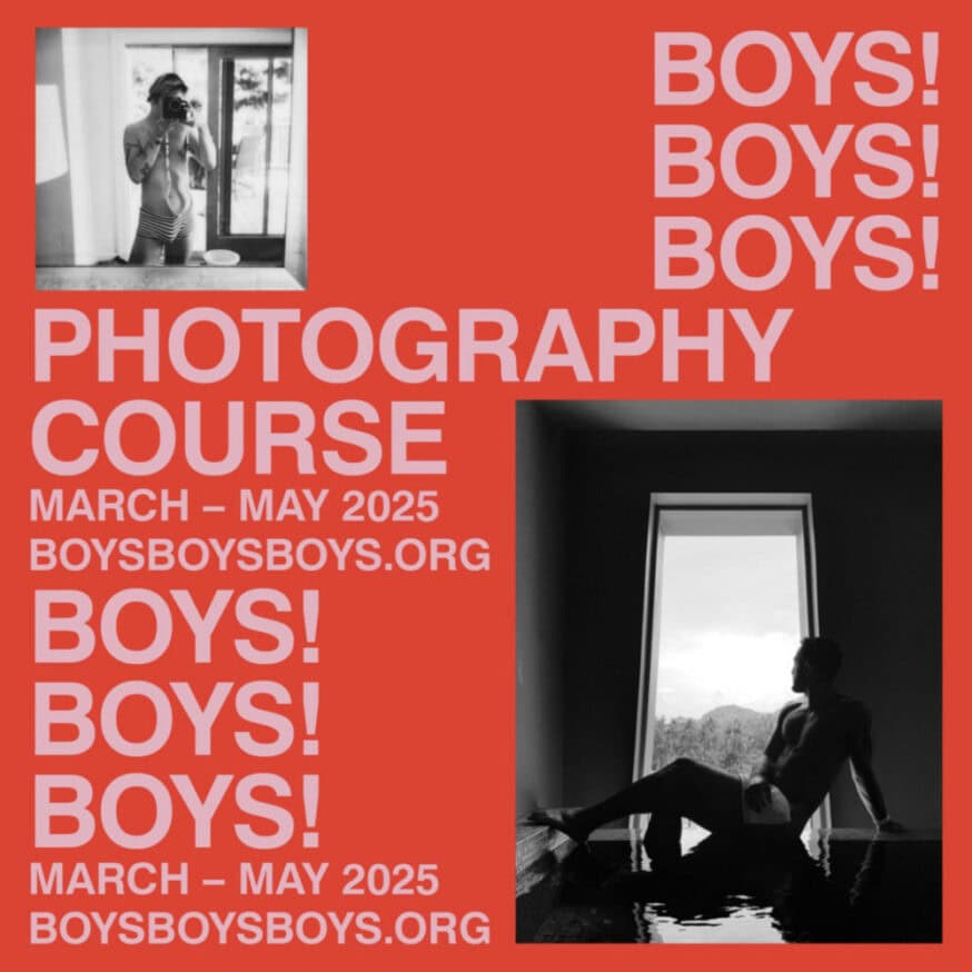 Boys! Boys! Boys! gay photography Course