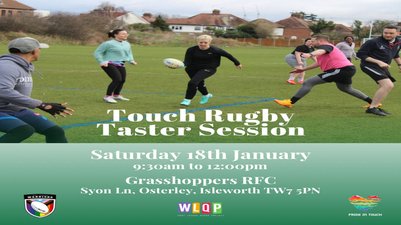 West London Queer Project rugby taster session