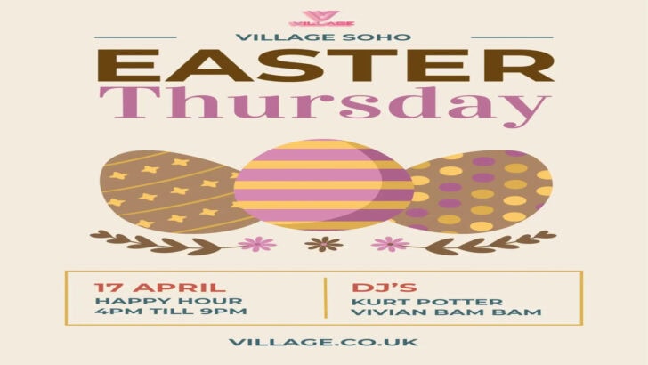 Easter Thursday with Kurt Potter and Vivian Bam Bam DJs