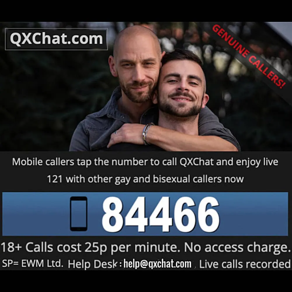 Gay Chat Line UK by QXChat