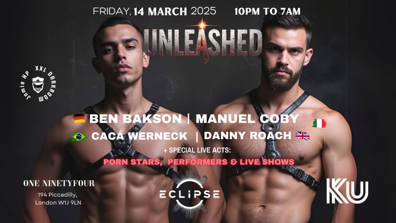 Unleashed gay club night in Central London.
