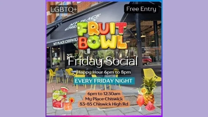 Fruit Bowl Friday Social with West London Queer Project.