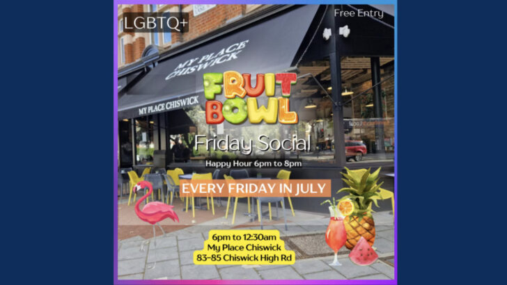 Fruit Bowl Friday Social with West London Queer Project.